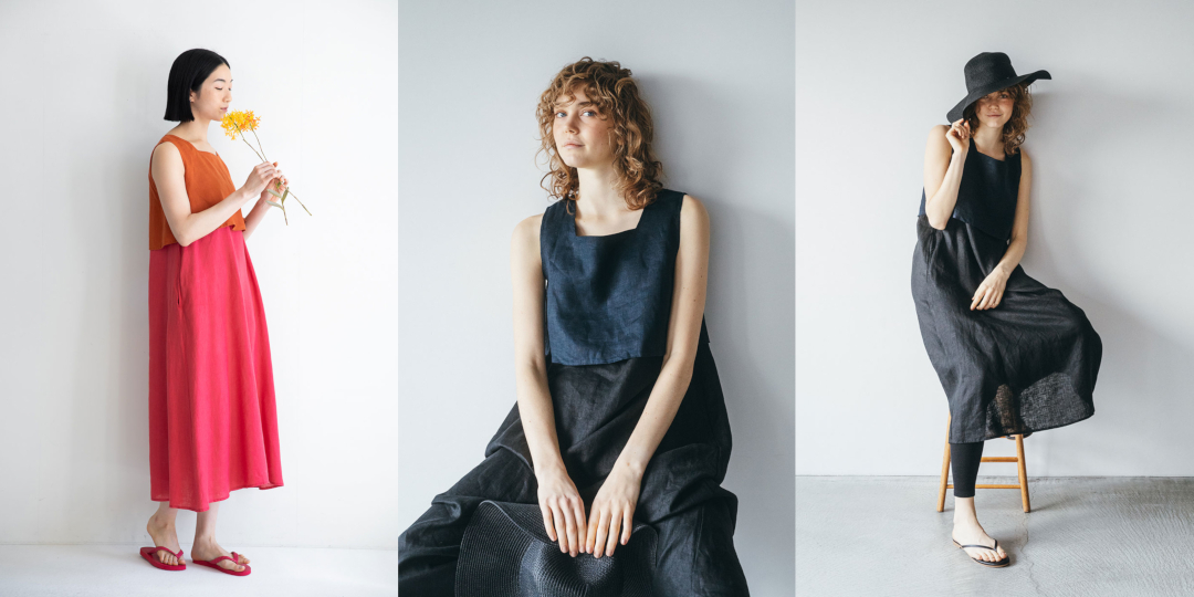 Fog Linen Work（フォグリネンワーク）ワンピース「ナギサ」ブラリーヌ（薄地リネン）