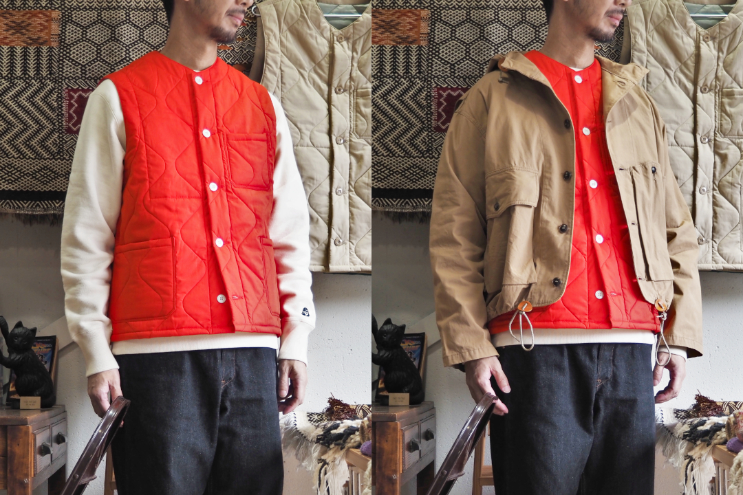 Napron(ナプロン)QUILTING VEST