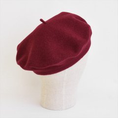 フランスKanopi（カノピ）Le Beret Francais Standard クランベリー（ウールベレー帽）