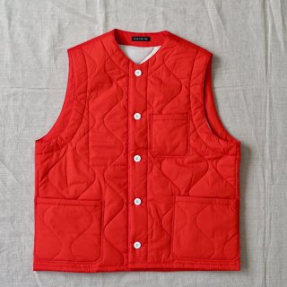 Napron（ナプロン）QUILTING VEST レッド